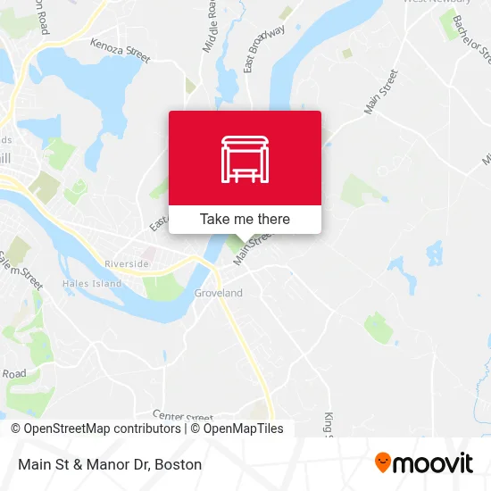 Main St & Manor Dr map