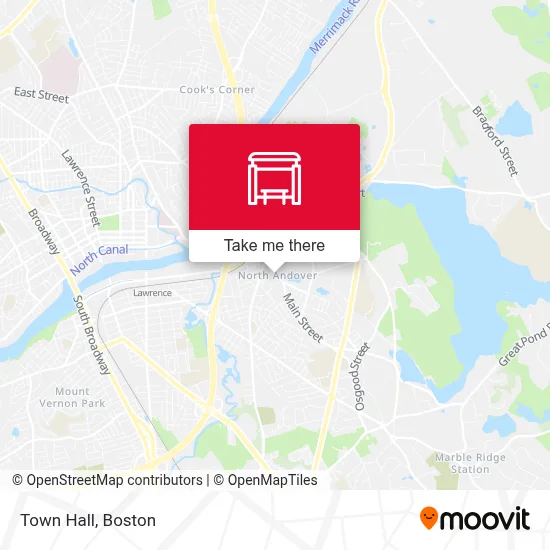 Town Hall map