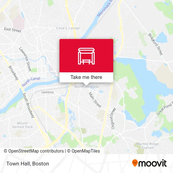 Town Hall map