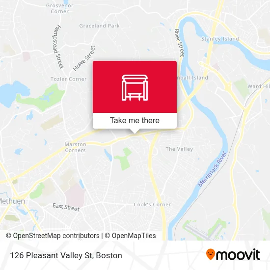 126 Pleasant Valley St map