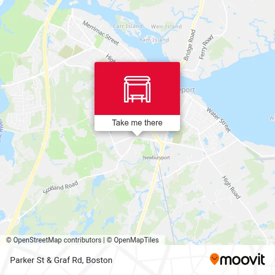 Parker St & Graf Rd map