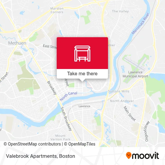Valebrook Apartments map