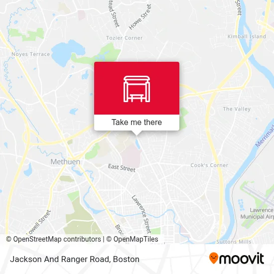 Jackson And Ranger Road map