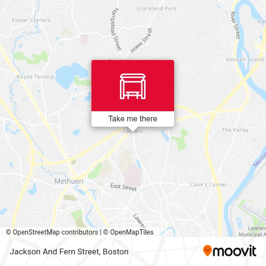 Jackson And Fern Street map
