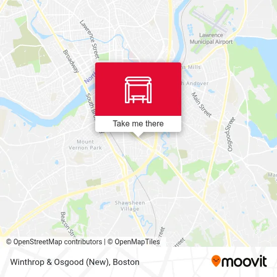 Winthrop & Osgood (New) map