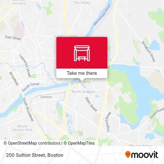 200 Sutton Street map