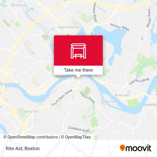 Mapa de Rite Aid