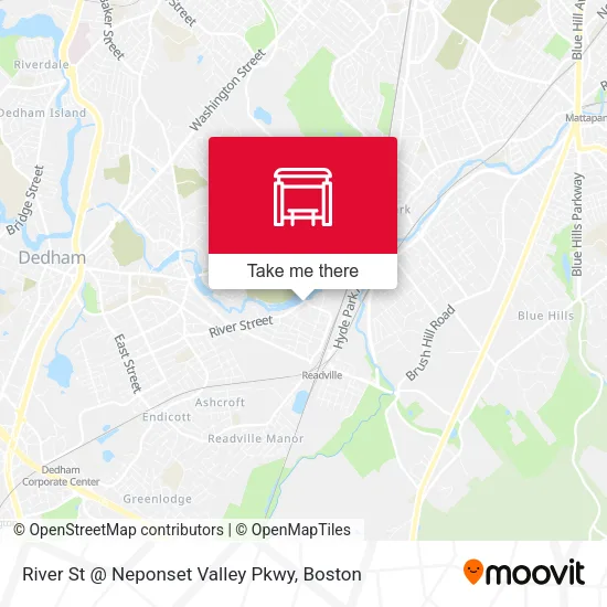 River St @ Neponset Valley Pkwy map