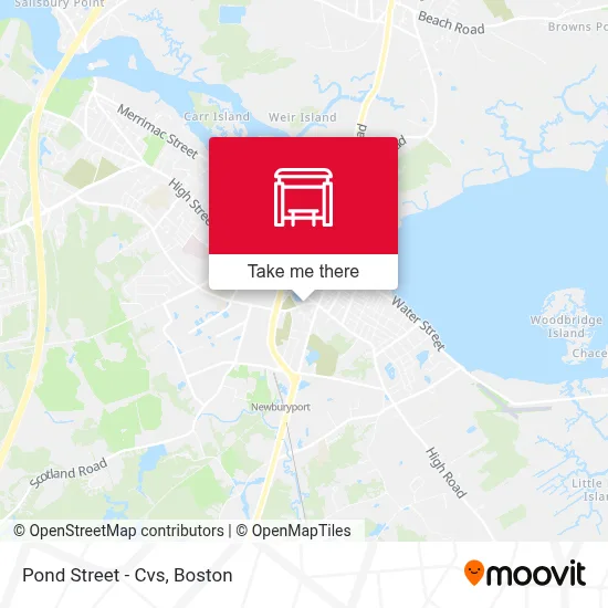 Pond Street - Cvs map