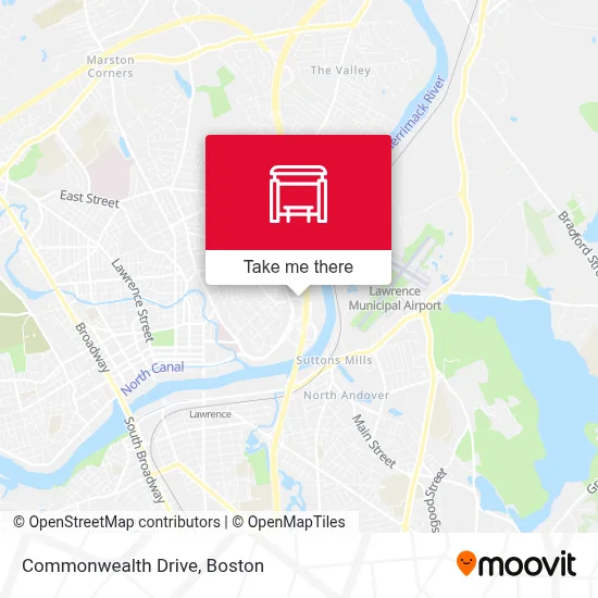 Commonwealth Drive map