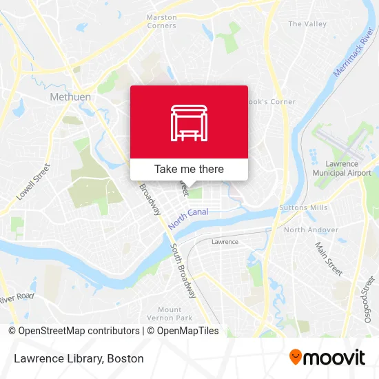 Mapa de Lawrence Library