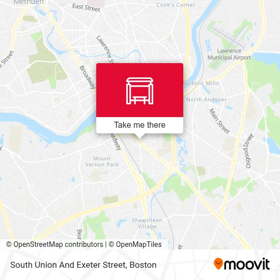 South Union And Exeter Street map