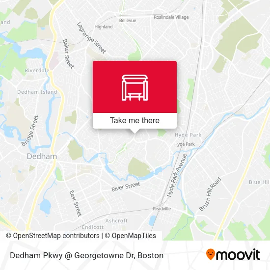 Mapa de Dedham Pkwy @ Georgetowne Dr