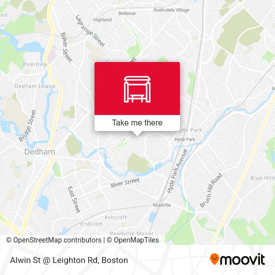 Mapa de Alwin St @ Leighton Rd