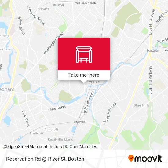 Mapa de Reservation Rd @ River St