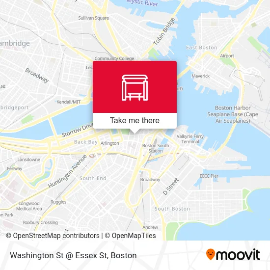 Washington St @ Essex St map