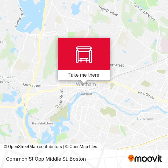 Mapa de Common St Opp Middle St