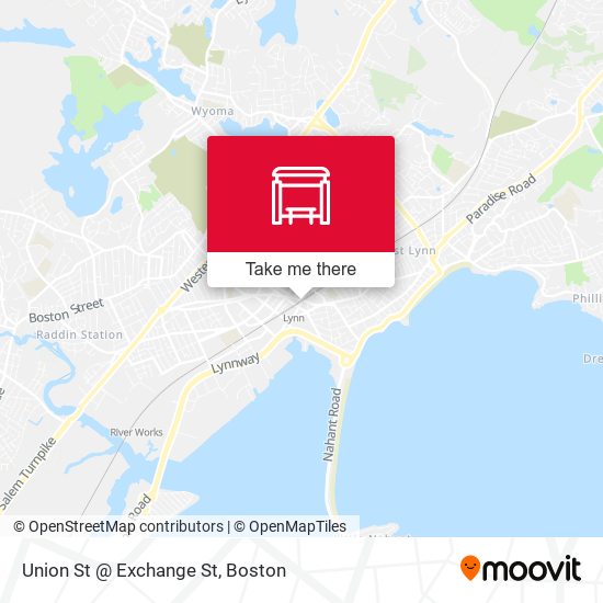 Mapa de Union St @ Exchange St