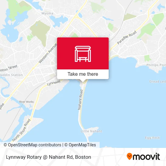 Lynnway Rotary @ Nahant Rd map