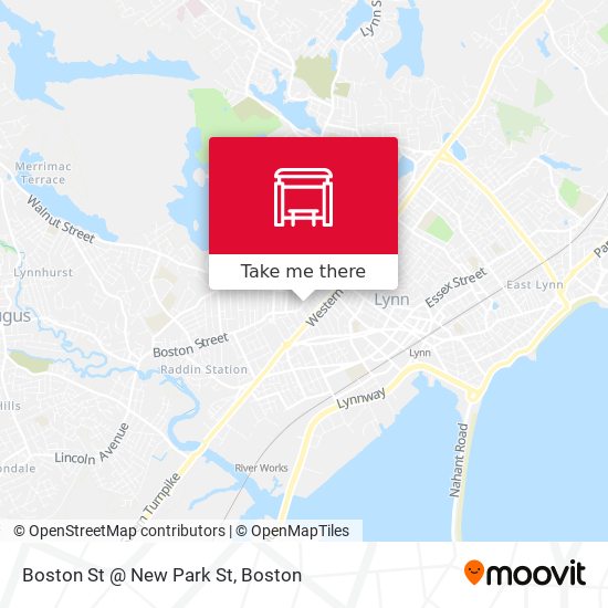 Mapa de Boston St @ New Park St