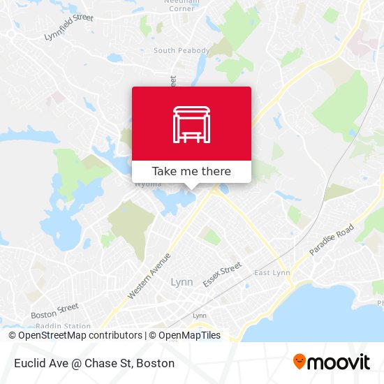 Mapa de Euclid Ave @ Chase St