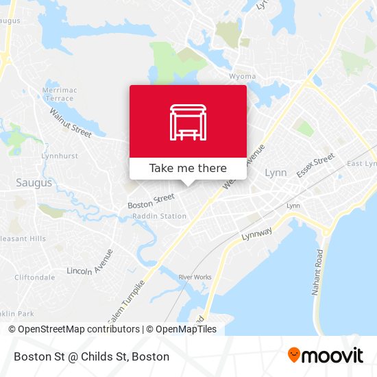 Mapa de Boston St @ Childs St