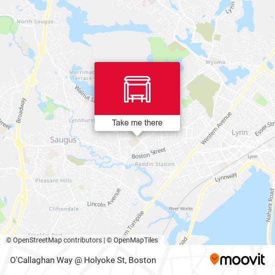 Mapa de O'Callaghan Way @ Holyoke St
