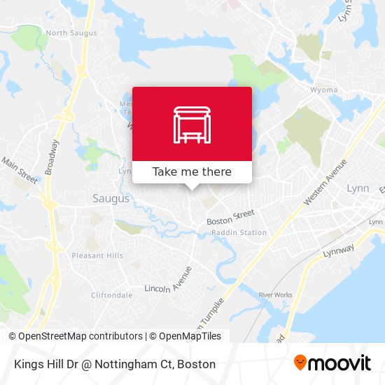 Mapa de Kings Hill Dr @ Nottingham Ct