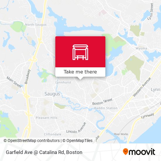 Mapa de Garfield Ave @ Catalina Rd