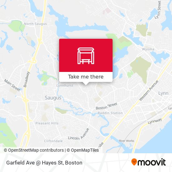 Mapa de Garfield Ave @ Hayes St