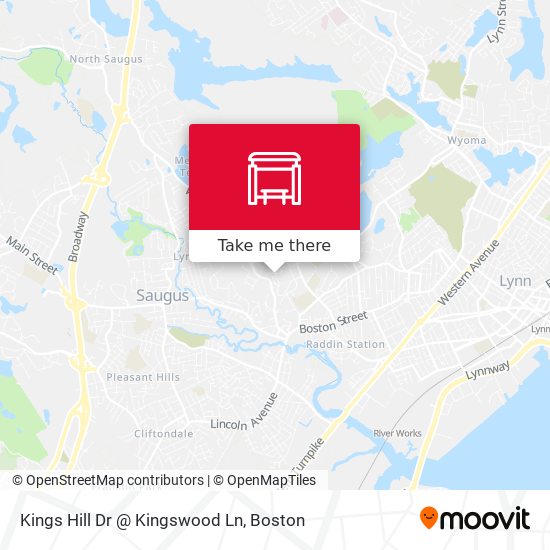 Kings Hill Dr @ Kingswood Ln map