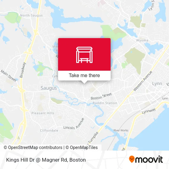 Kings Hill Dr @ Magner Rd map