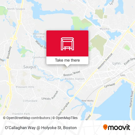 Mapa de O'Callaghan Way @ Holyoke St