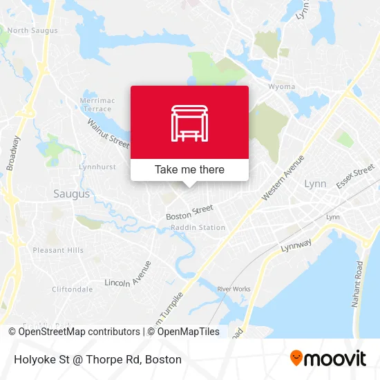 Holyoke St @ Thorpe Rd map