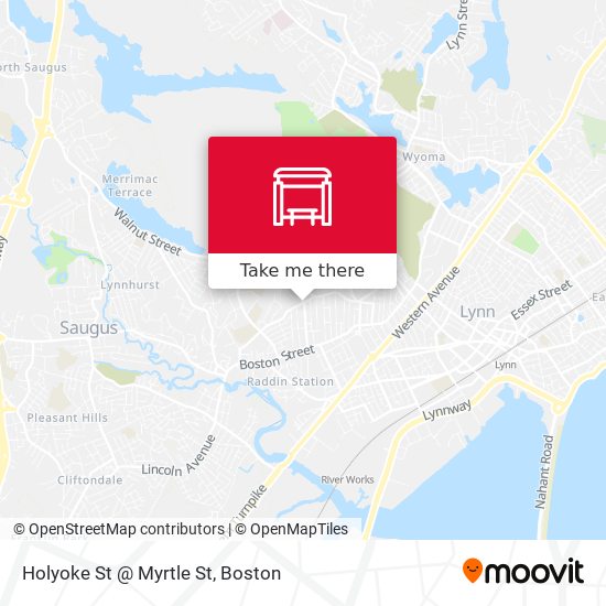 Mapa de Holyoke St @ Myrtle St