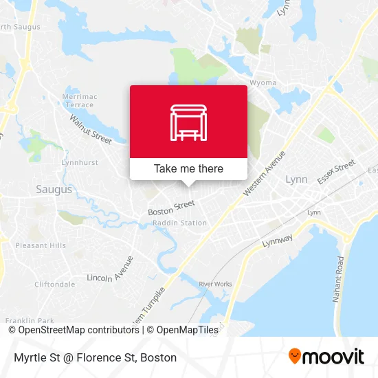 Myrtle St @ Florence St map