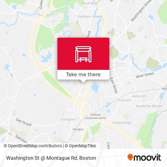 Washington St @ Montague Rd map