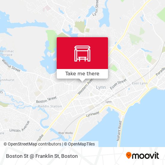 Mapa de Boston St @ Franklin St