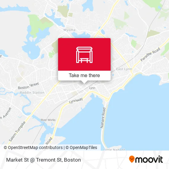 Mapa de Market St @ Tremont St