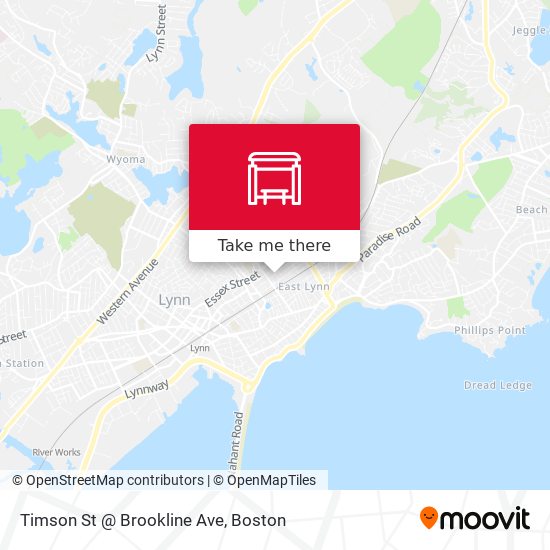 Timson St @ Brookline Ave map