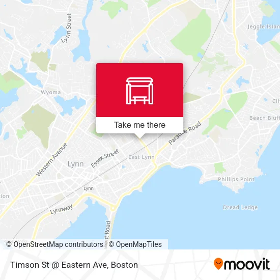 Timson St @ Eastern Ave map