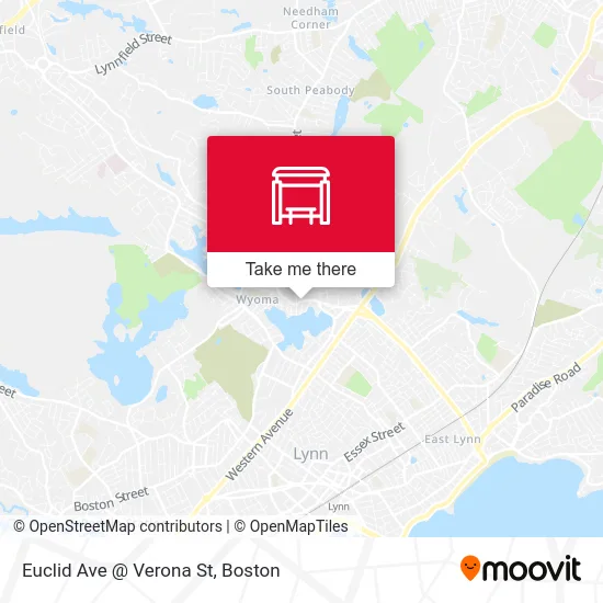 Euclid Ave @ Verona St map