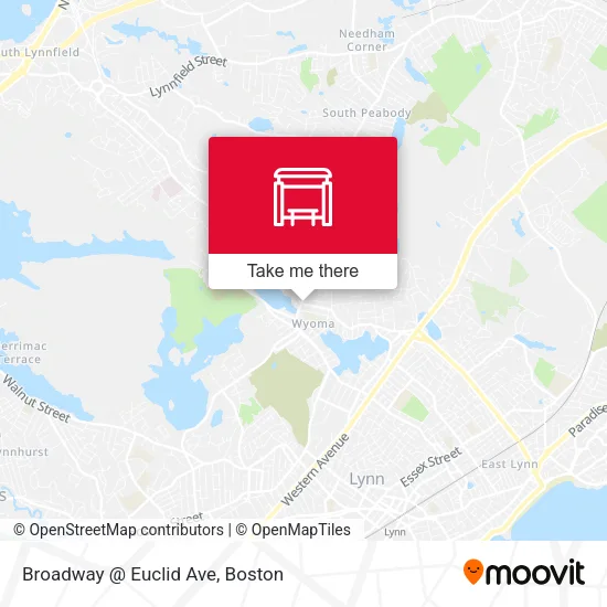 Broadway @ Euclid Ave map