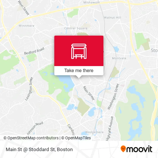 Main St @ Stoddard St map