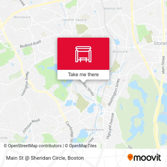 Main St @ Sheridan Circle map
