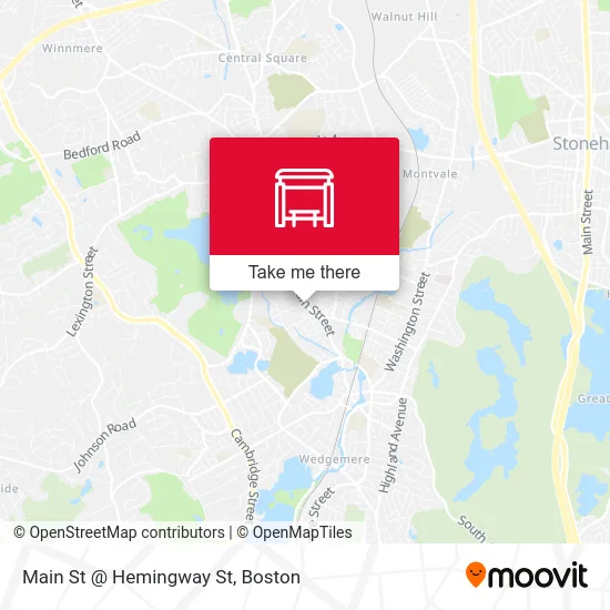 Main St @ Hemingway St map