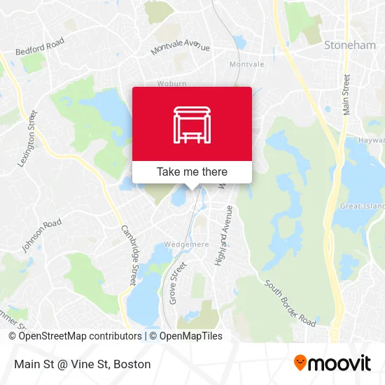 Main St @ Vine St map