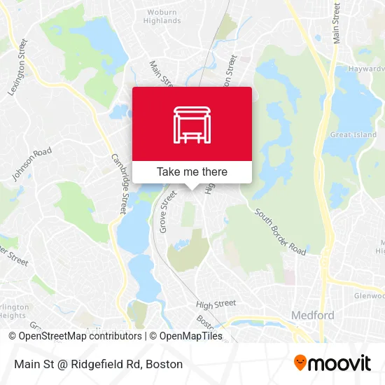 Main St @ Ridgefield Rd map