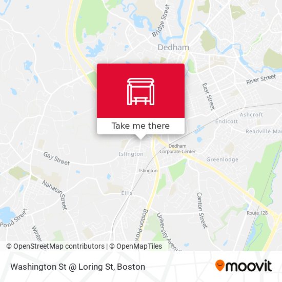 Washington St @ Loring St map