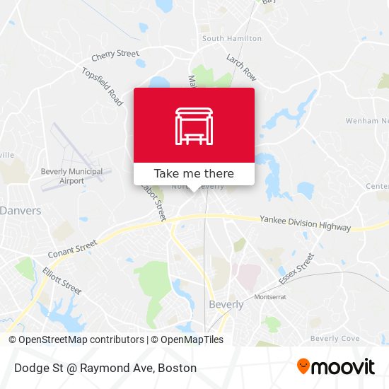 Dodge St @ Raymond Ave map